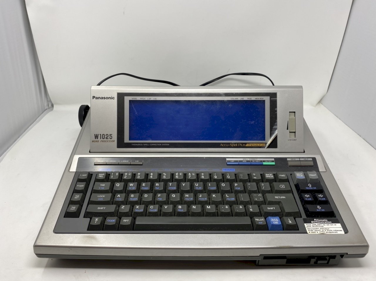 PC Galore | Panasonic KX-W1025 Word Processor